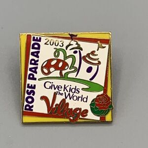 2003 Rose Parade Give Kids The World Village Lapel Hat Pin Ltd Ed Pasadena CA